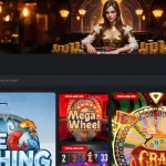 Knightslots live casino lobby på den danske side